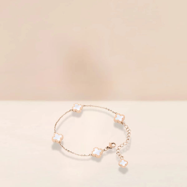 Bracelet Mini Rosegold White