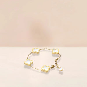 Bracelet Gold White