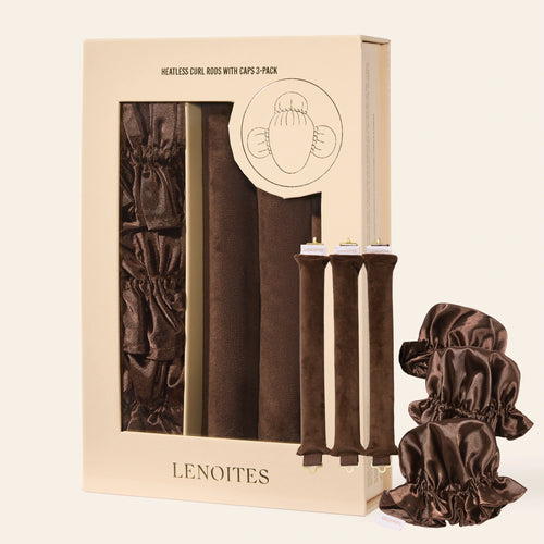 Heatless Curl Rods with Caps 3-Pack