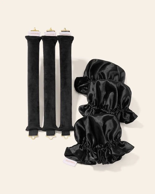 Heatless Curl Rods with Caps 3-Pack